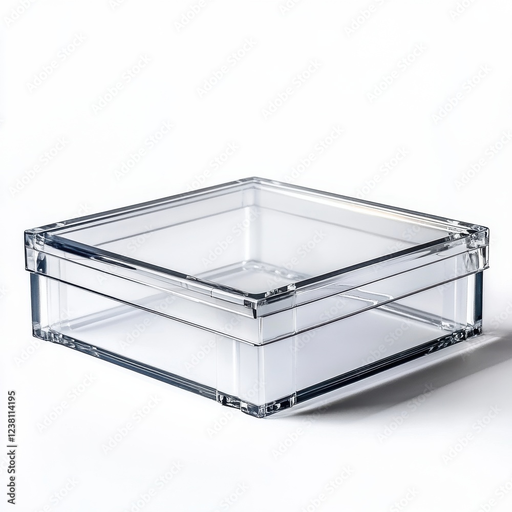 Minimalist Clear Acrylic Storage Box for Organizing and Displaying Items Minimalist Clear Acrylic Storage Box for Organizing and Displaying Items