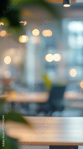 Wallpaper Mural Blurred empty open space office. Abstract light Torontodigital.ca