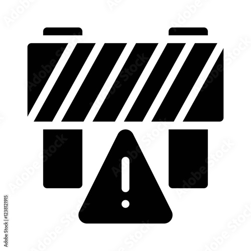 roadblocks glyph icon