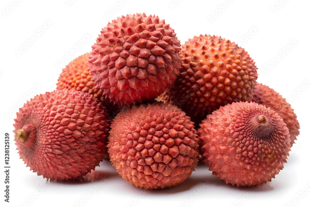 ackee fruits isolated on white background - fresh ackee fruits ackee fruits isolated on white background - fresh ackee fruits