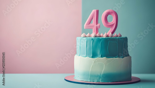Happy Birthday 49th on the cake
