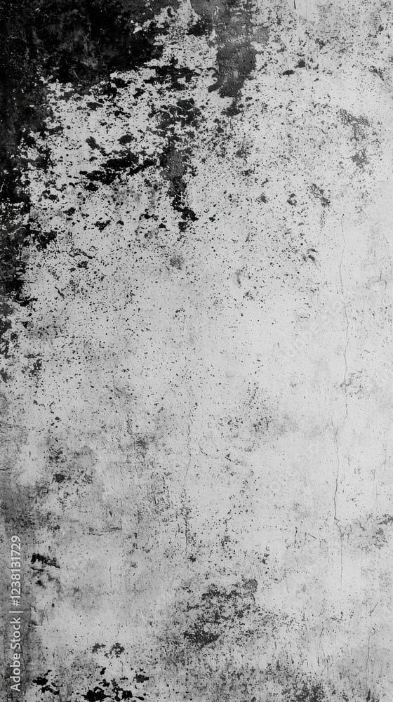 Fototapeta premium Abstract Black and White Grunge Texture with Distressed Pattern