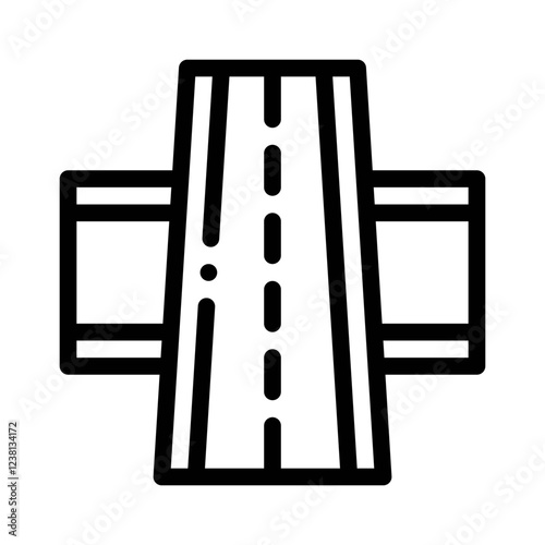 road line icon