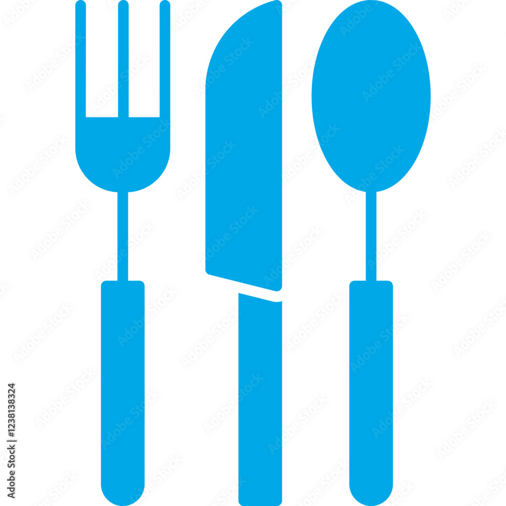 Cutlery icon single vector illustration Cutlery icon single vector illustration