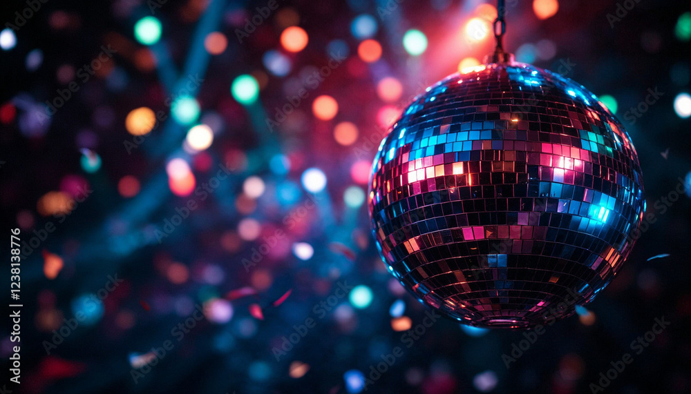 Fototapeta premium shiny disco ball