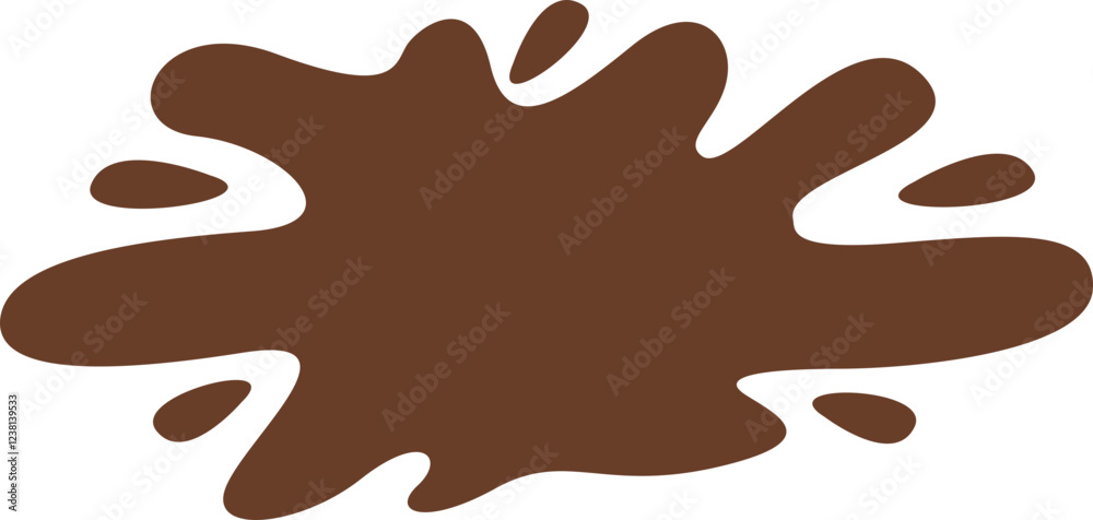 Mud Puddle Illustration Mud Puddle Illustration