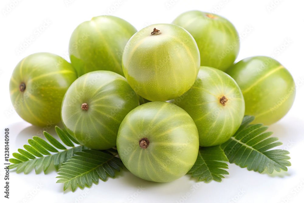 indian gooseberry fruits isolated on white background - fresh indian gooseberry fruits indian gooseberry fruits isolated on white background - fresh indian gooseberry fruits