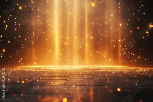 Mesmerizing Golden Rays, Capturing Cosmic Magic and Eternal Mysteries