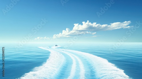 Sailing Away Under a Clear Blue Sky