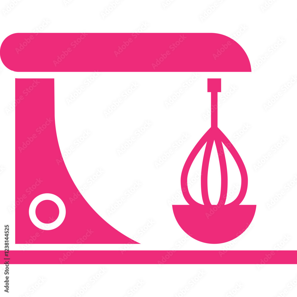 Electric Mixer icon single vector illustration Electric Mixer icon single vector illustration
