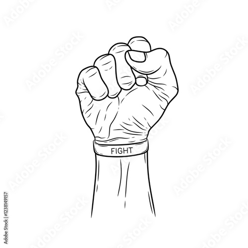 clenched fists mean enthusiasm or resistance to injustice. fight
