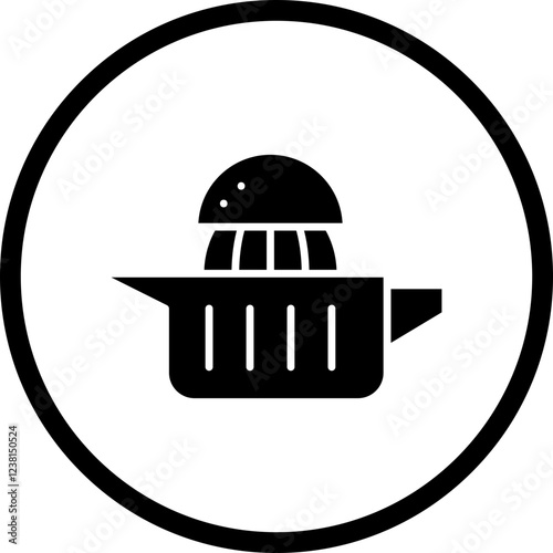 Squeezer icon single vector illustration