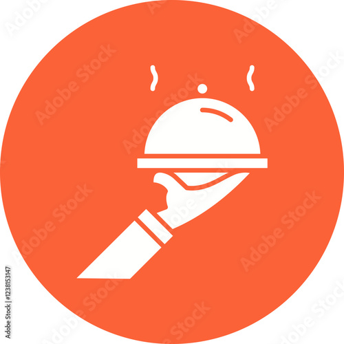 Serve icon single vector illustration
