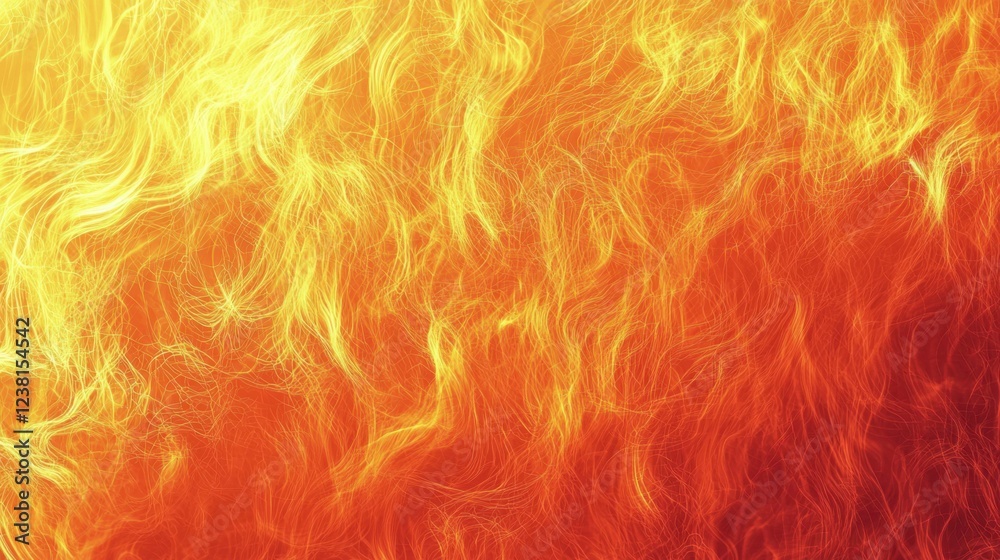Fototapeta premium Vibrant Abstract Fire Texture with Swirling Flames and Bright Glow