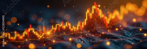 Line graph showing gold price stability vs stocks, bonds, real estate over time , performance, analysis photo