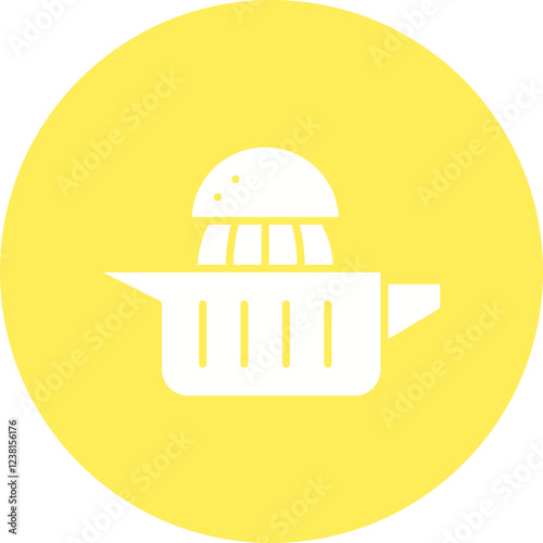 Squeezer icon single vector illustration