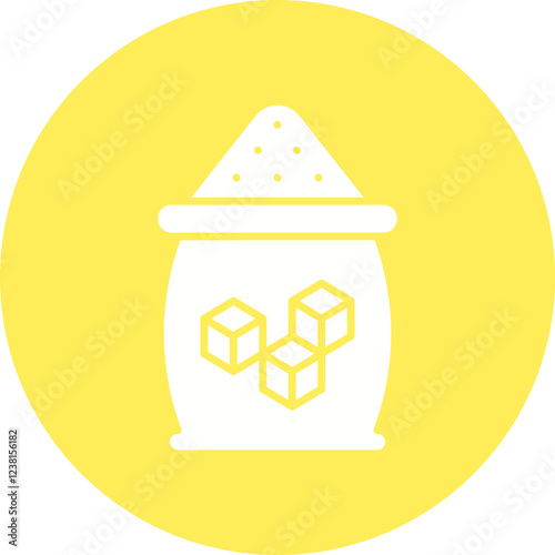 Sugar icon single vector illustration