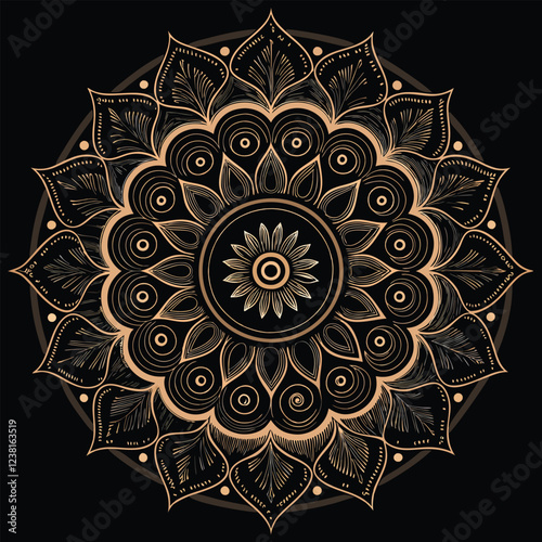 mandala design6.eps photo