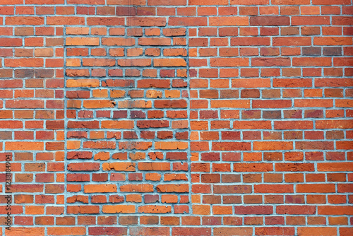 Obraz na płótnie Background of old brick wall pattern texture. w salonie