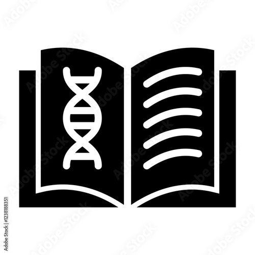 Biology Glyph Icon Design