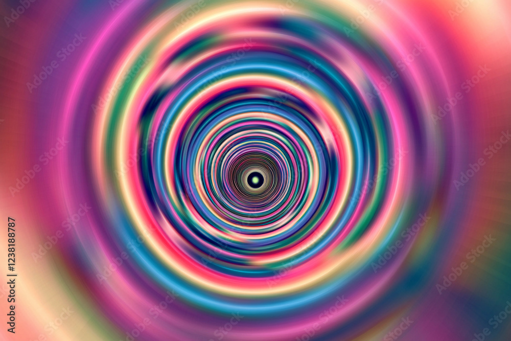 Vibrant swirling colors create a mesmerizing tunnel effect with intricate patterns and depth Vibrant swirling colors create a mesmerizing tunnel effect with intricate patterns and depth