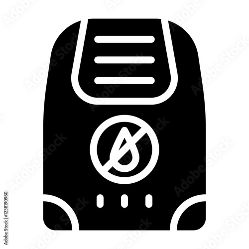 Dehumidifier Glyph Icon Design
