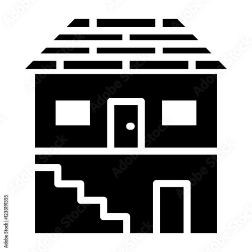 Basement Glyph Icon Design