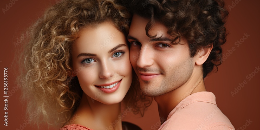 Obraz premium happy young couple