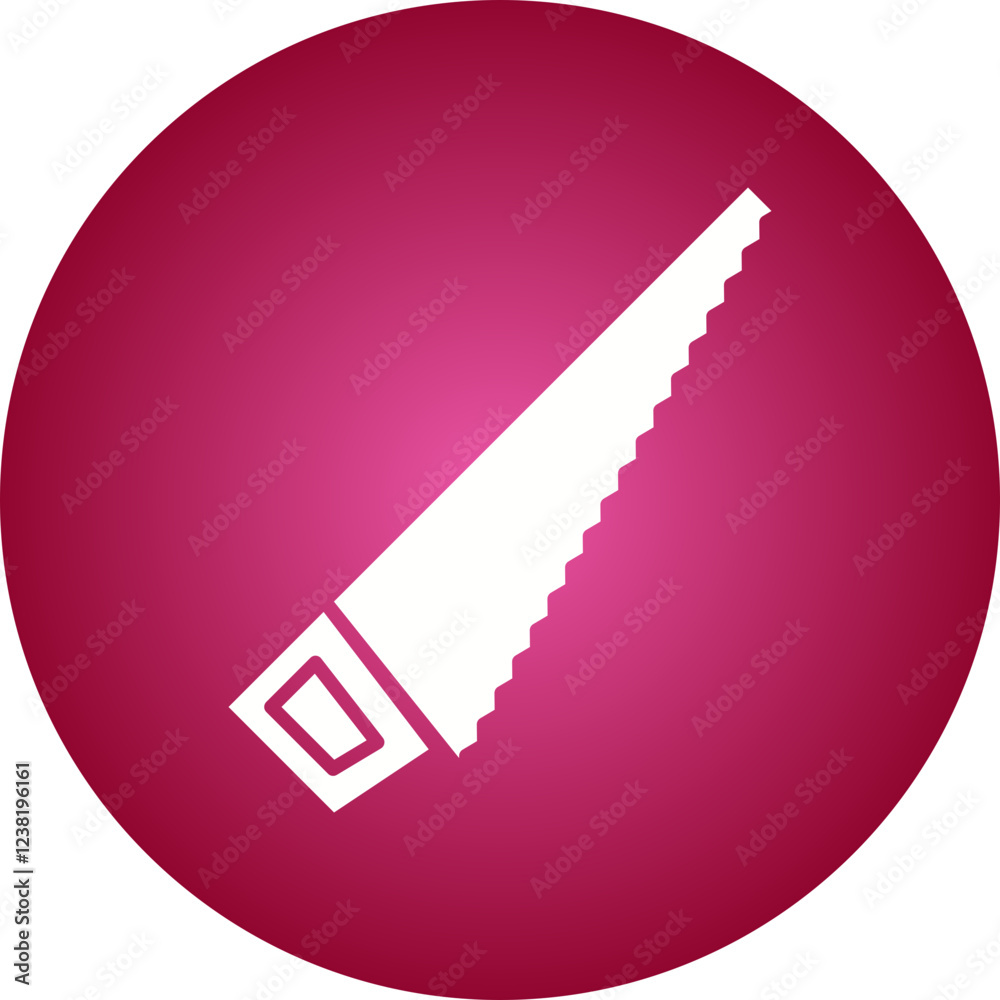 Handsaw icon single vector illustration Handsaw icon single vector illustration