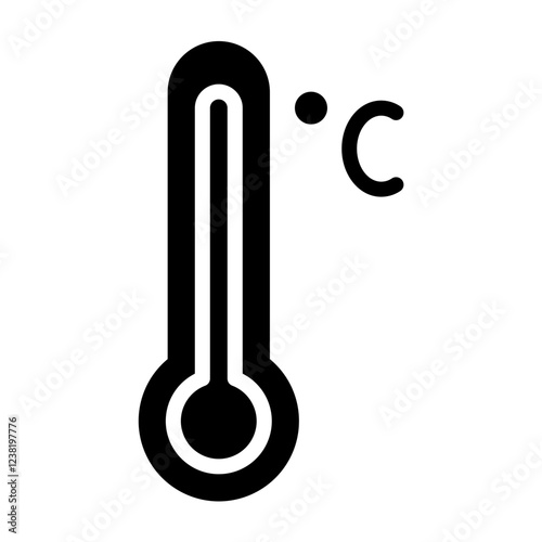 Celsius Glyph Icon Design