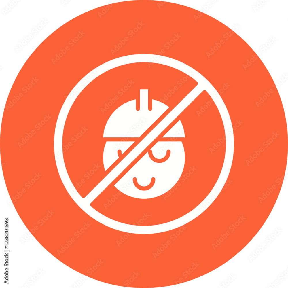 No Child Labor icon single vector illustration No Child Labor icon single vector illustration