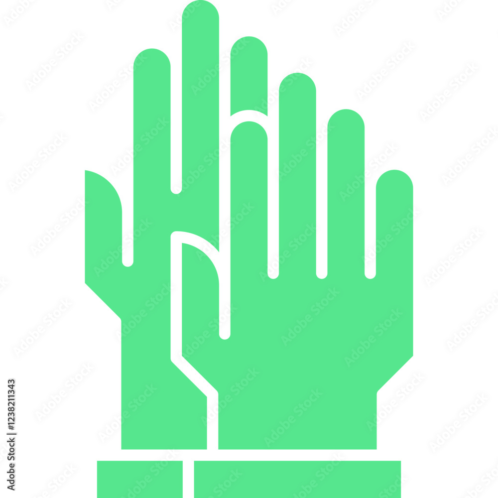 Gloves icon single vector illustration Gloves icon single vector illustration