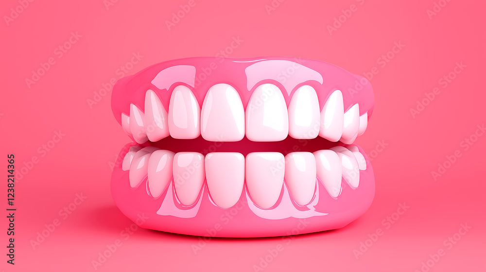 A close-up shot of a 3D model of a tooth, showcasing the advanced technology and innovation, dental illustration banner with empty space A close-up shot of a 3D model of a tooth, showcasing the advanced technology and innovation, dental illustration banner with empty space