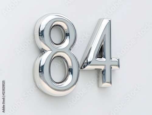 Elegant 3D letter 