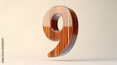Floating 3D letter 