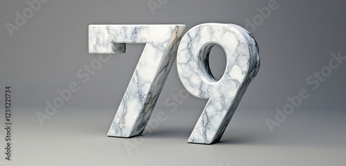 Sculpted 3D letter 
