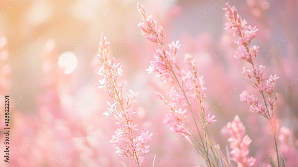 Naklejka premium A pastel pink background for a soft visual effect.