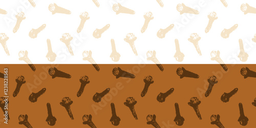 Clove seamless pattern. Vector pencil drawings. Clove spice ornament. Hand-drawn illustrations of clove background for label, packaging, banner, poster, cover design.