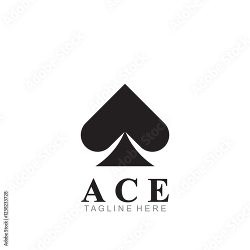 ace logo icon vector illustration template design