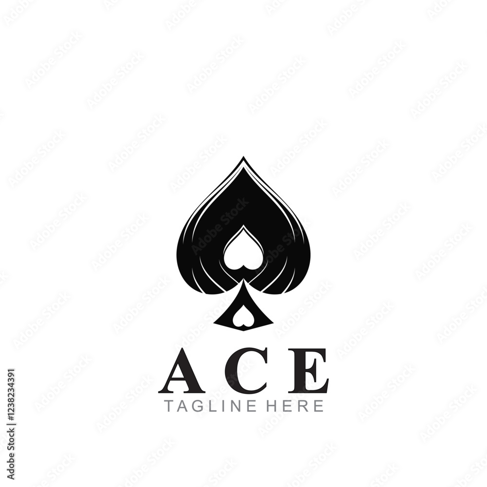 ace logo icon vector illustration template design ace logo icon vector illustration template design
