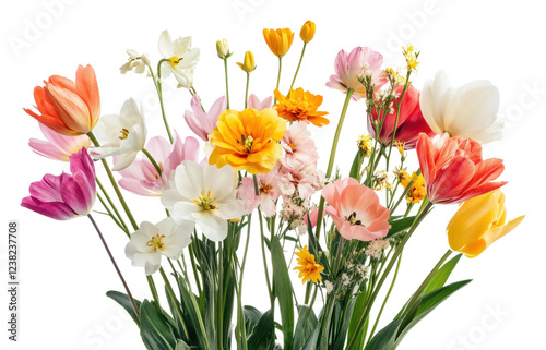 Wallpaper Mural PNG Colorful spring flower bouquet arrangement Torontodigital.ca