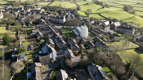 Askrigg yorkshire ,Askrigg is a small village and civil parish in Wensleydale in the Yorkshire Dales National Park. It was formerly a part of the Richmondshire district of North Yorkshire, England.  photo