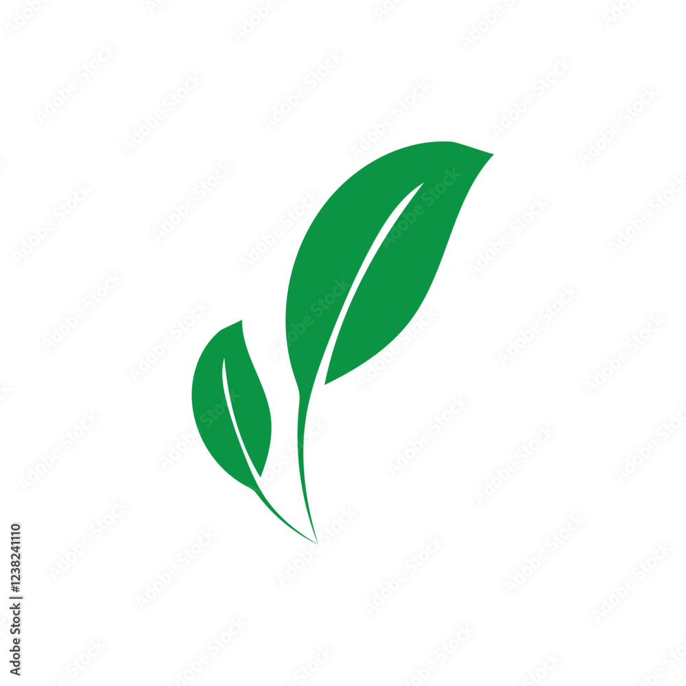 leaf nature icon vector illustration template design leaf nature icon vector illustration template design
