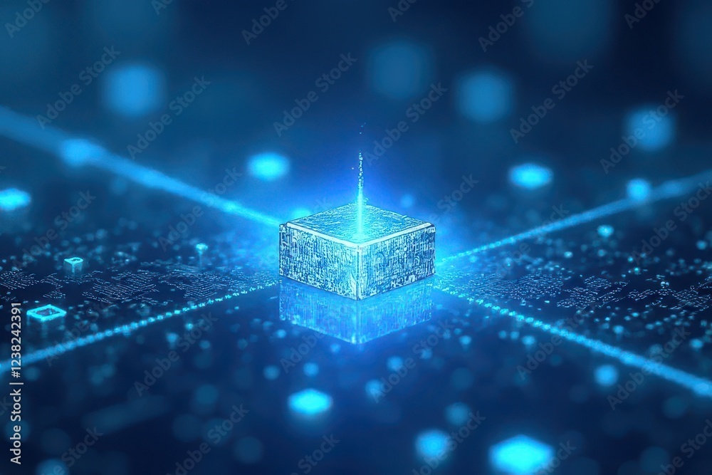 Obraz premium Quantum metrology laboratory developing next-generation measurement techniques using superconducting sensors and quantum noise reduction methods