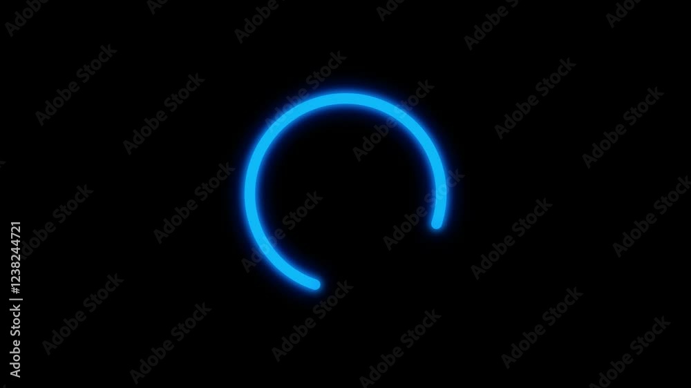 Circle Loading Icon Animation.