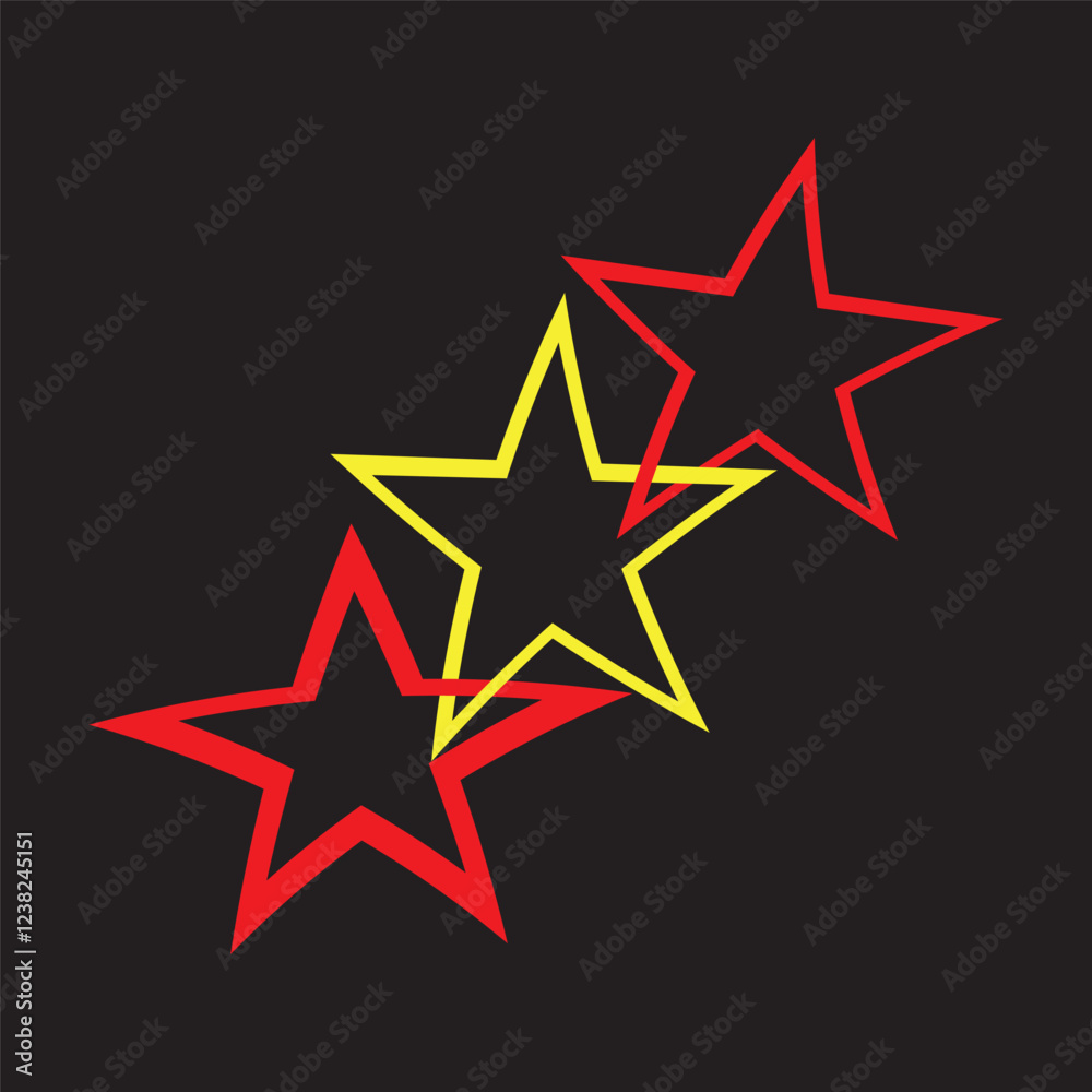 Obraz premium Star icon Template