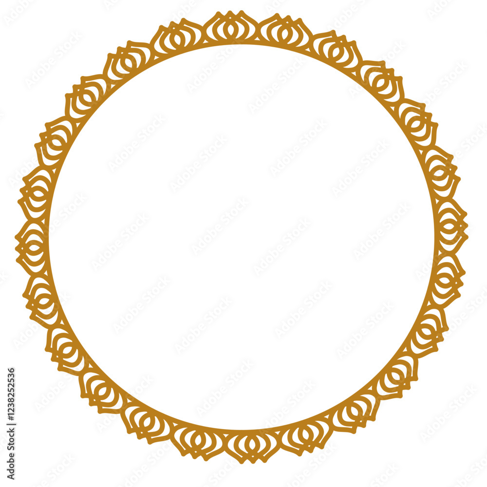 luxury gold circle frame luxury gold circle frame