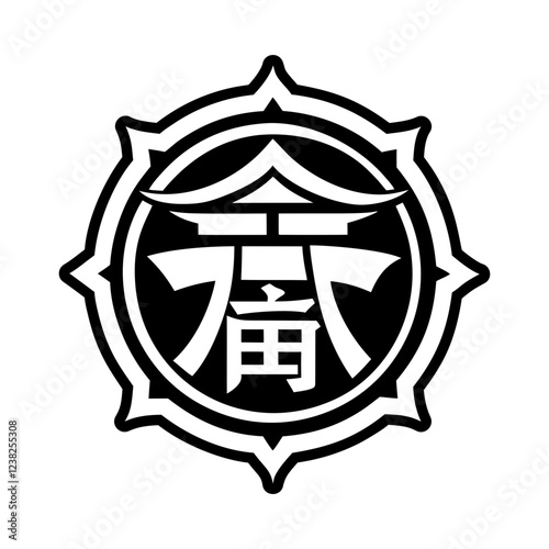 A filled style icon of honour symbol