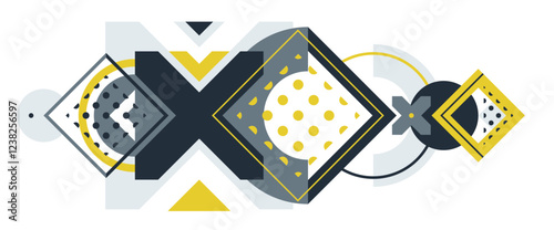 Abstract artistic geometric...