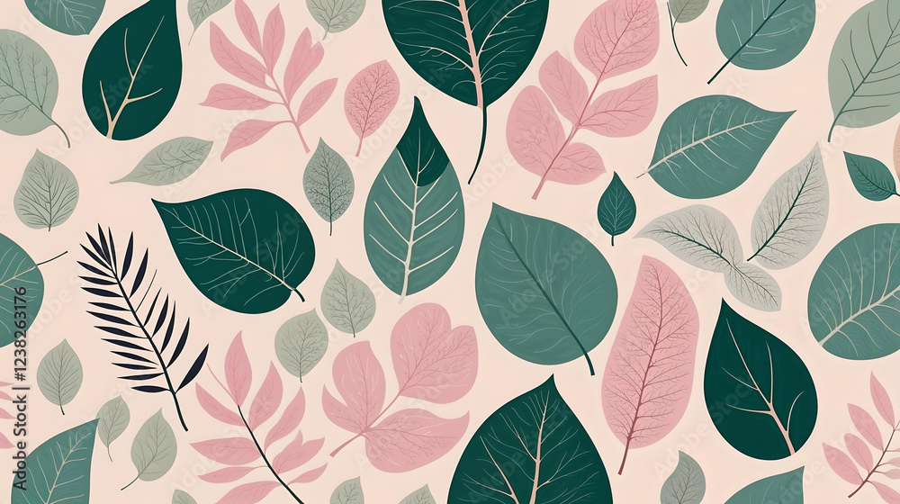 seamless pattern with leaves seamless pattern with leaves